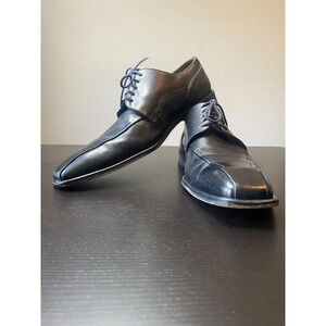 Medan By LLOYD Germany Men's Oxford Leather Black Dress Shoes Size 11.5 Designer